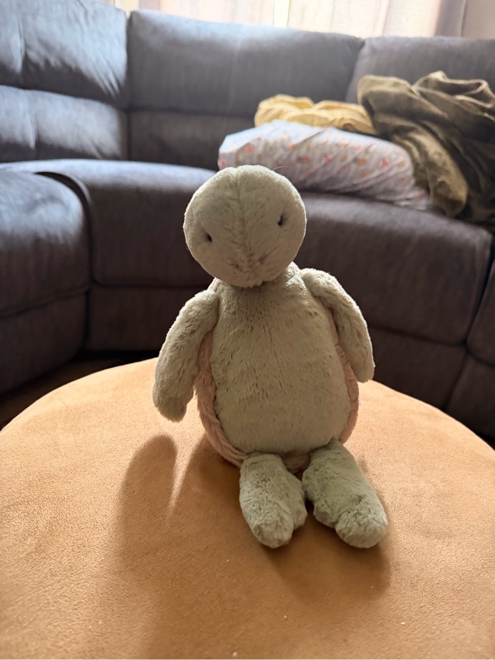 Jellycat Pale Green Plush Turtle Stuffed Animal